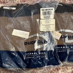 Duofold Men's Thermal Underwear - Brown and Black